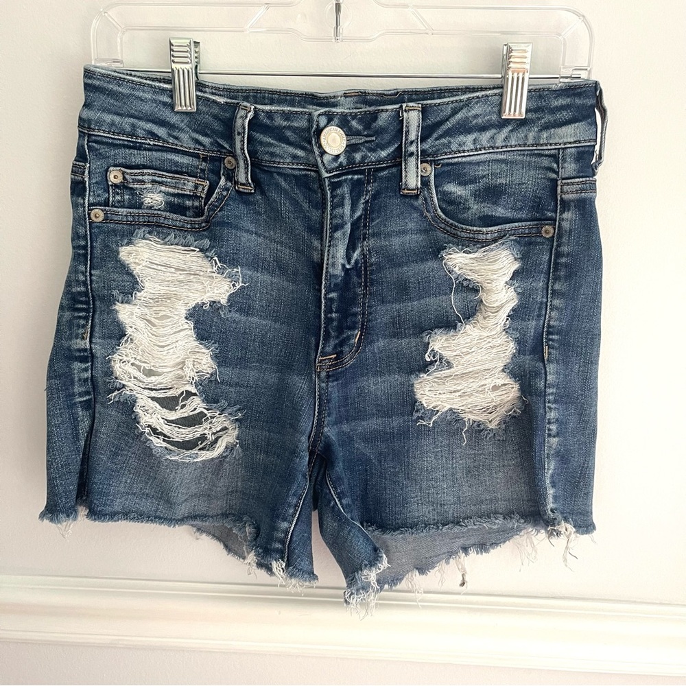 American Eagle Jean cutoff shorts distressed size 8